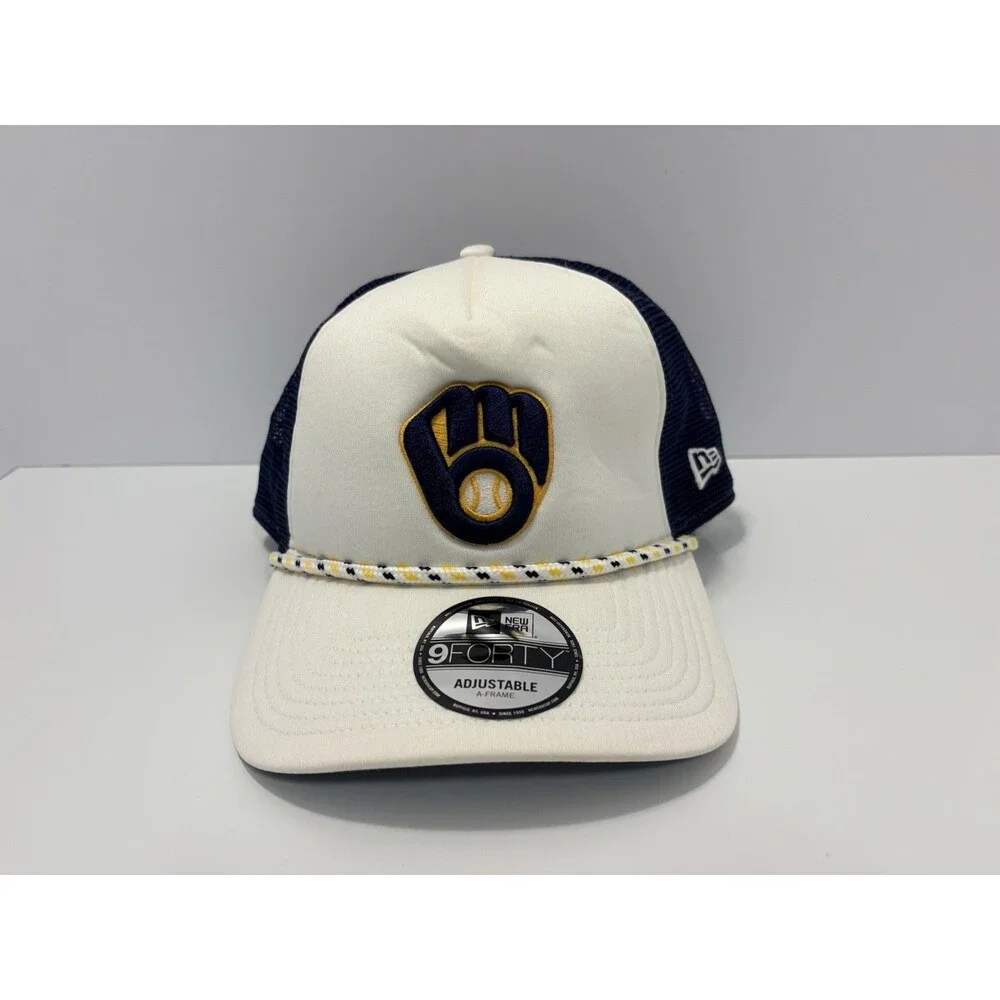 MLB Milwaukee Brewers New Era 9FORTY Adjustable M-Crown Spring Training Cap Hat